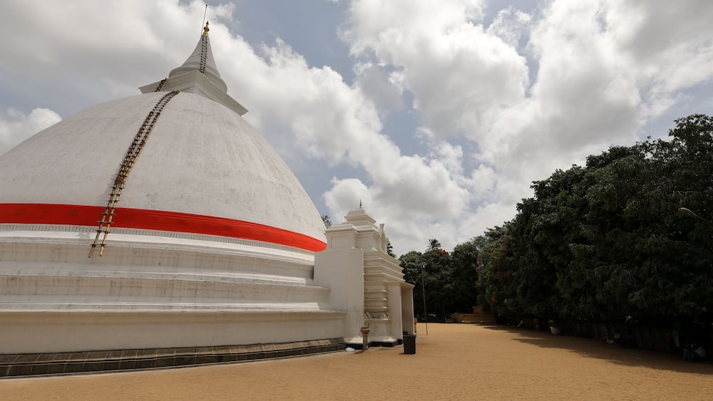 Der Kelaniya Raja Maha Vihara Tempel in Colombo