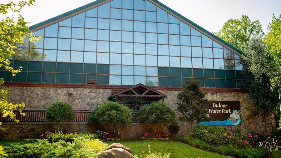Wild Bear Falls Indoor Water Park featuring a garden