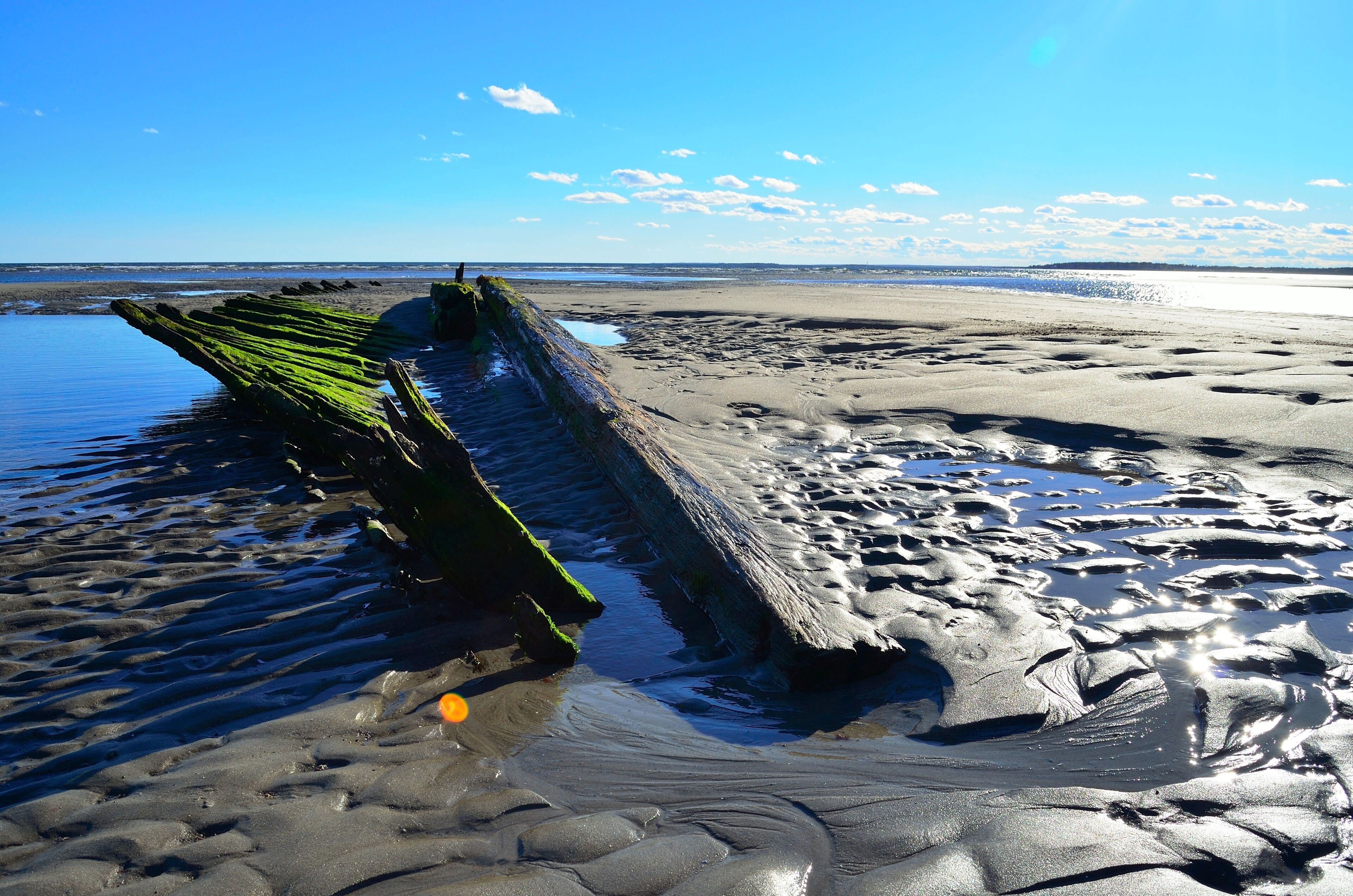 Shipwreck, Higgin's Beach, Scarborough Maine ; Shutterstock ID 162109730; Purchase Order: -