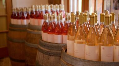 Channing Daughters Winery featuring interior views and drinks or beverages