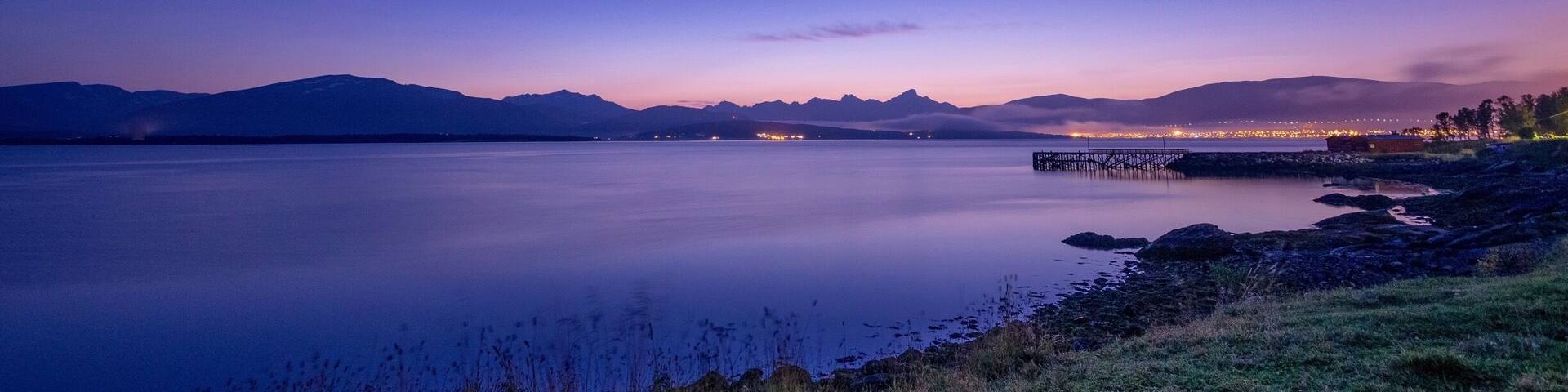 #Photo of the day #light #trover #visittromsø #travel #night #summer