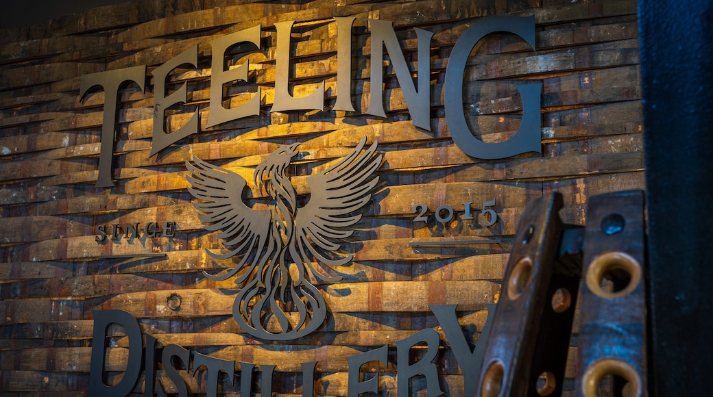 Teeling Whiskey Distillery showing signage