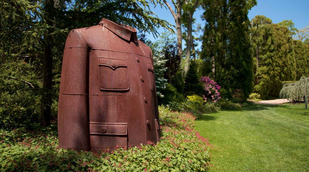 LongHouse Reserve das einen Outdoor-Kunst, Park und Wildblumen