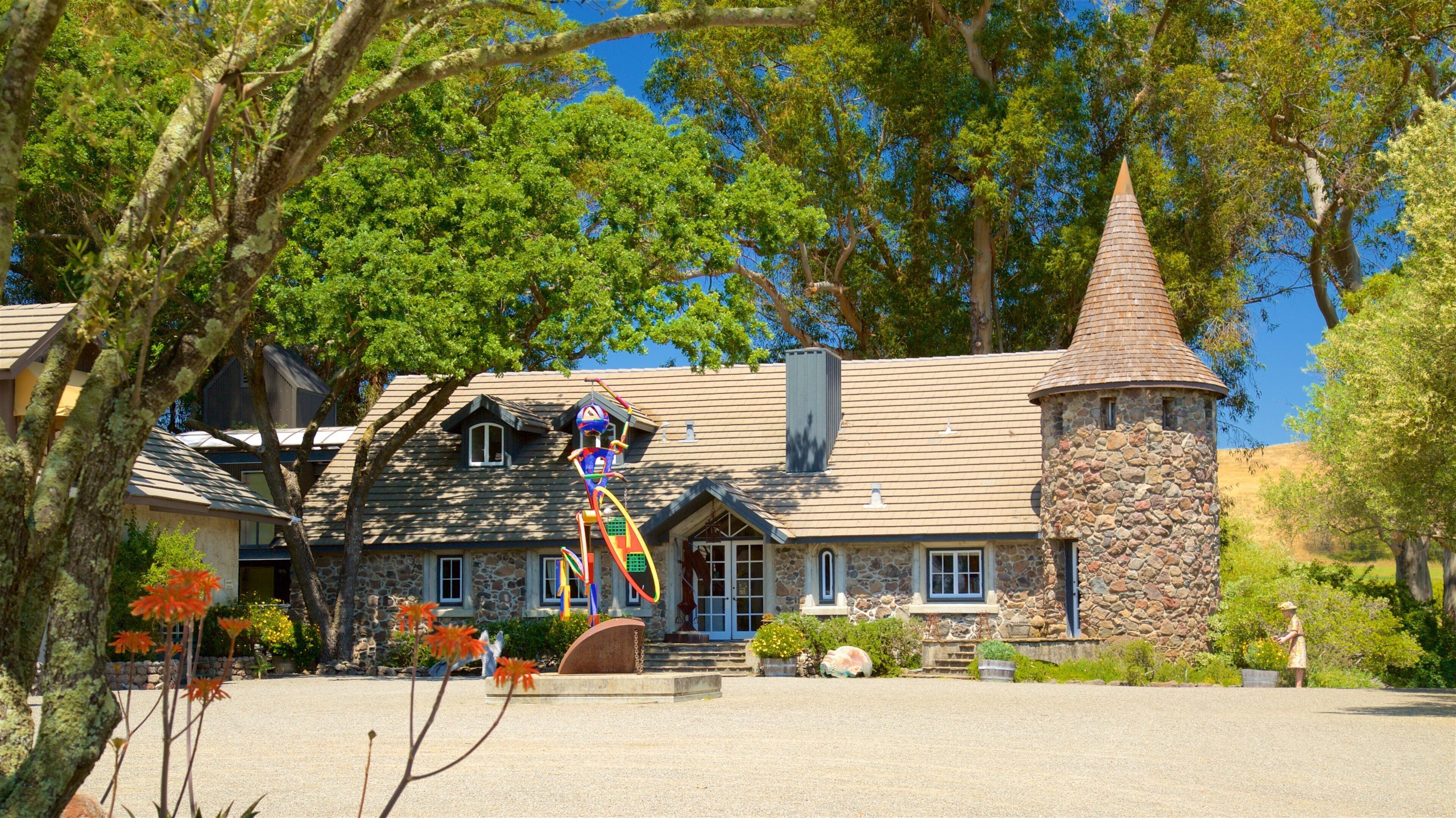 Centro de exposiciones Di Rosa mostrando elementos patrimoniales