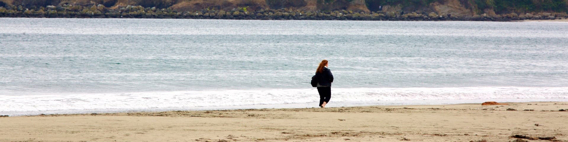 Doran Beach which includes tranquil scenes, general coastal views and a sandy beach