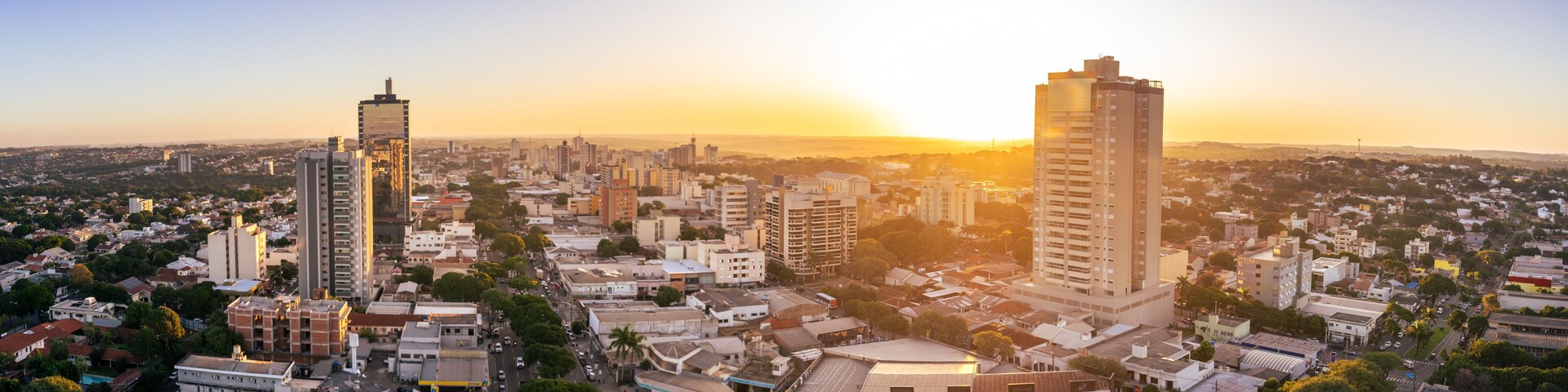 Panoramic view of Umuarama, Paraná, Brazil