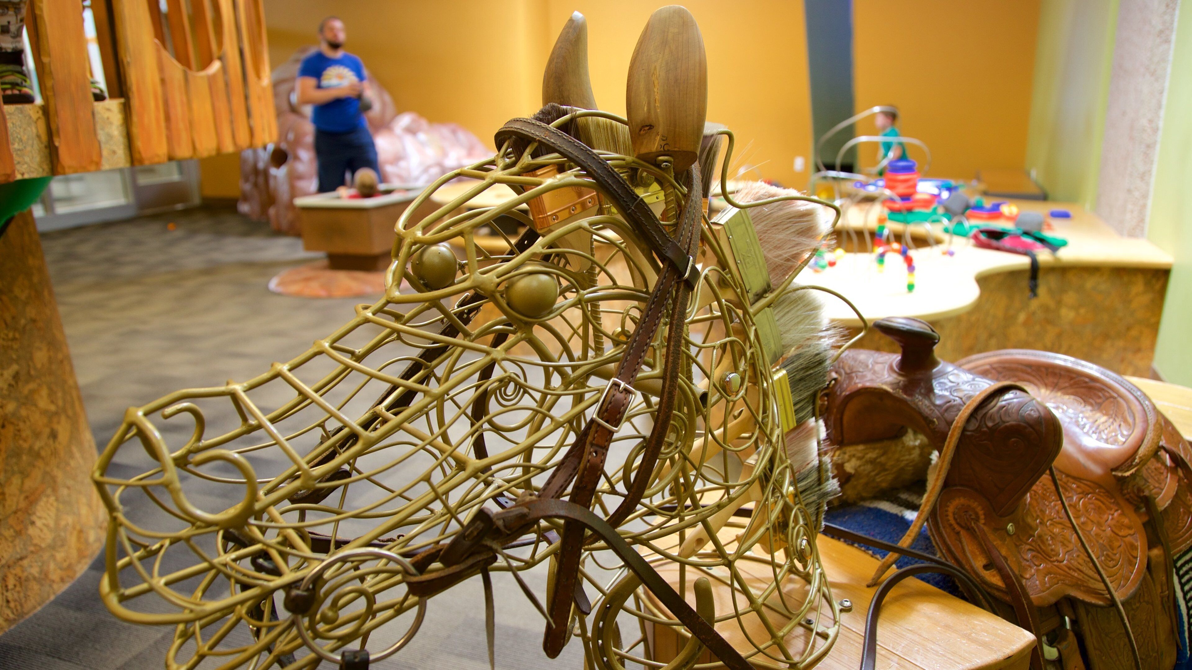 Terry Lee Wells Nevada Discovery Museum which includes interior views