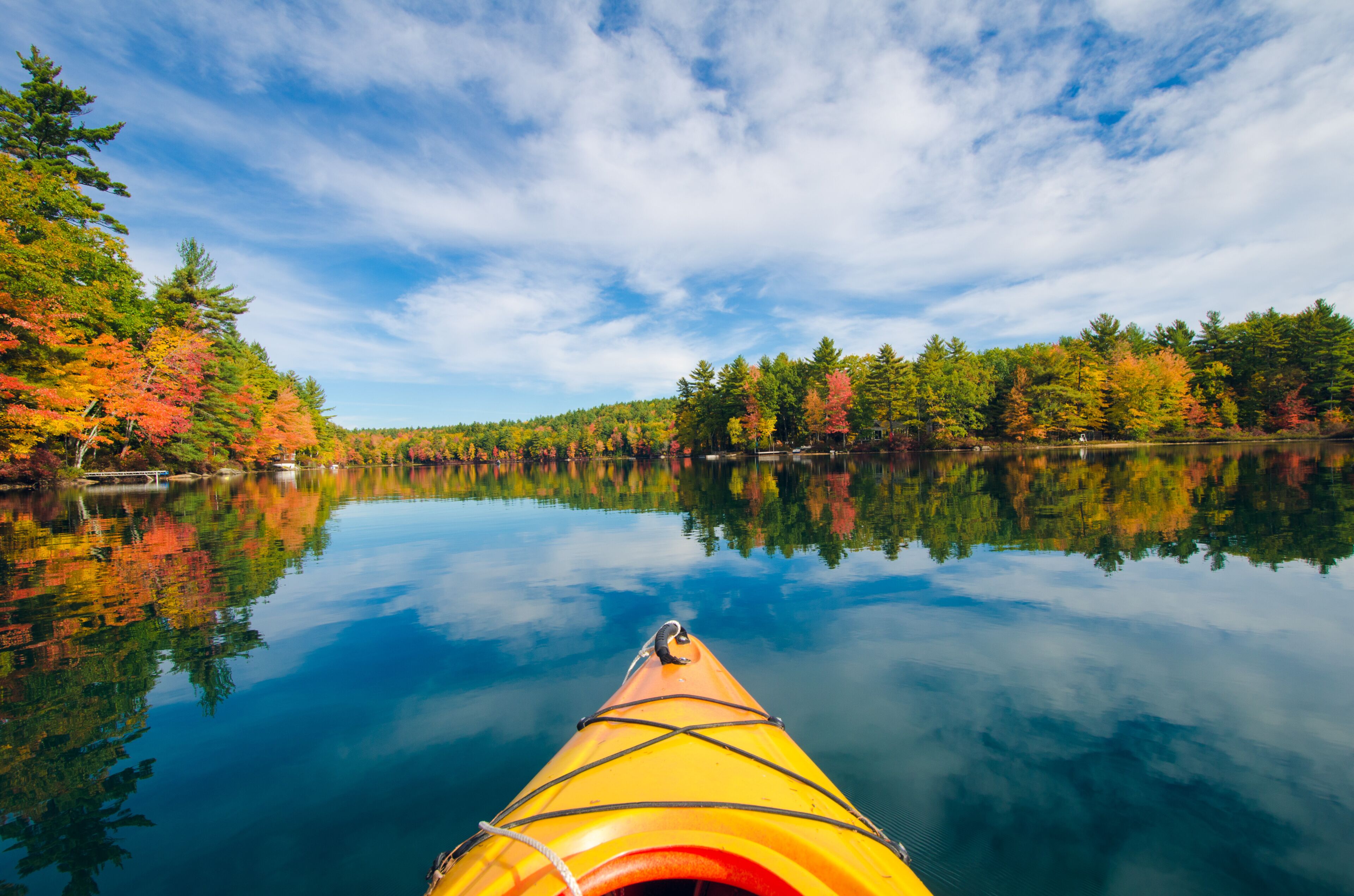 Kayak on Fall Lake