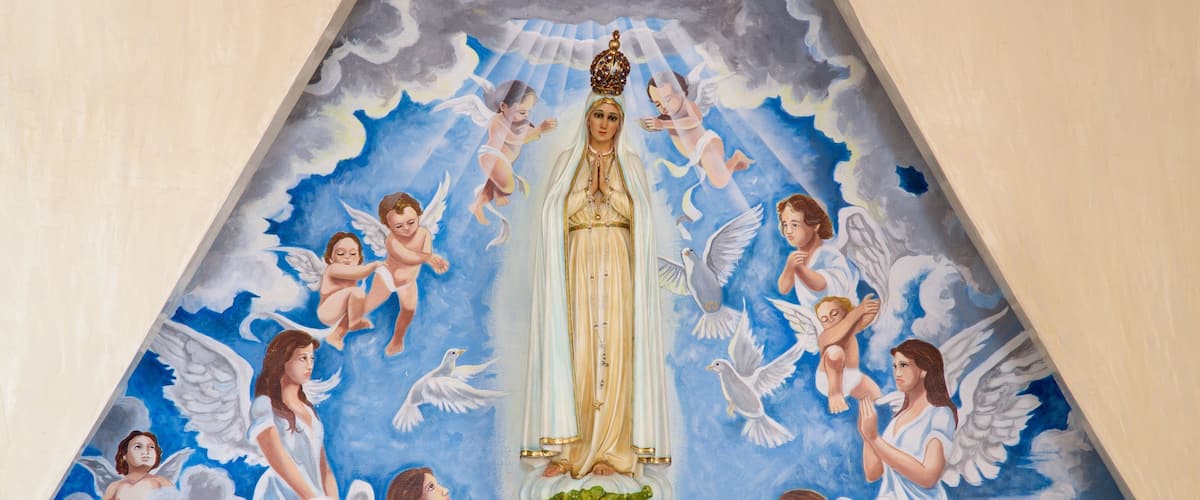 Church of Our Lady of Fatima featuring art and religious aspects
