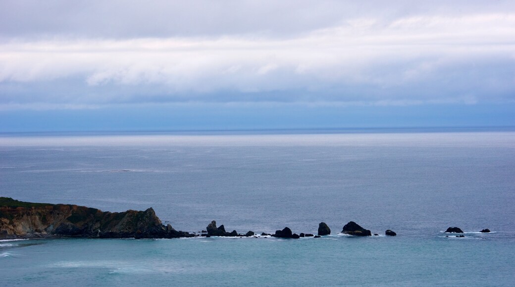 Ragged Point showing general coastal views and rocky coastline