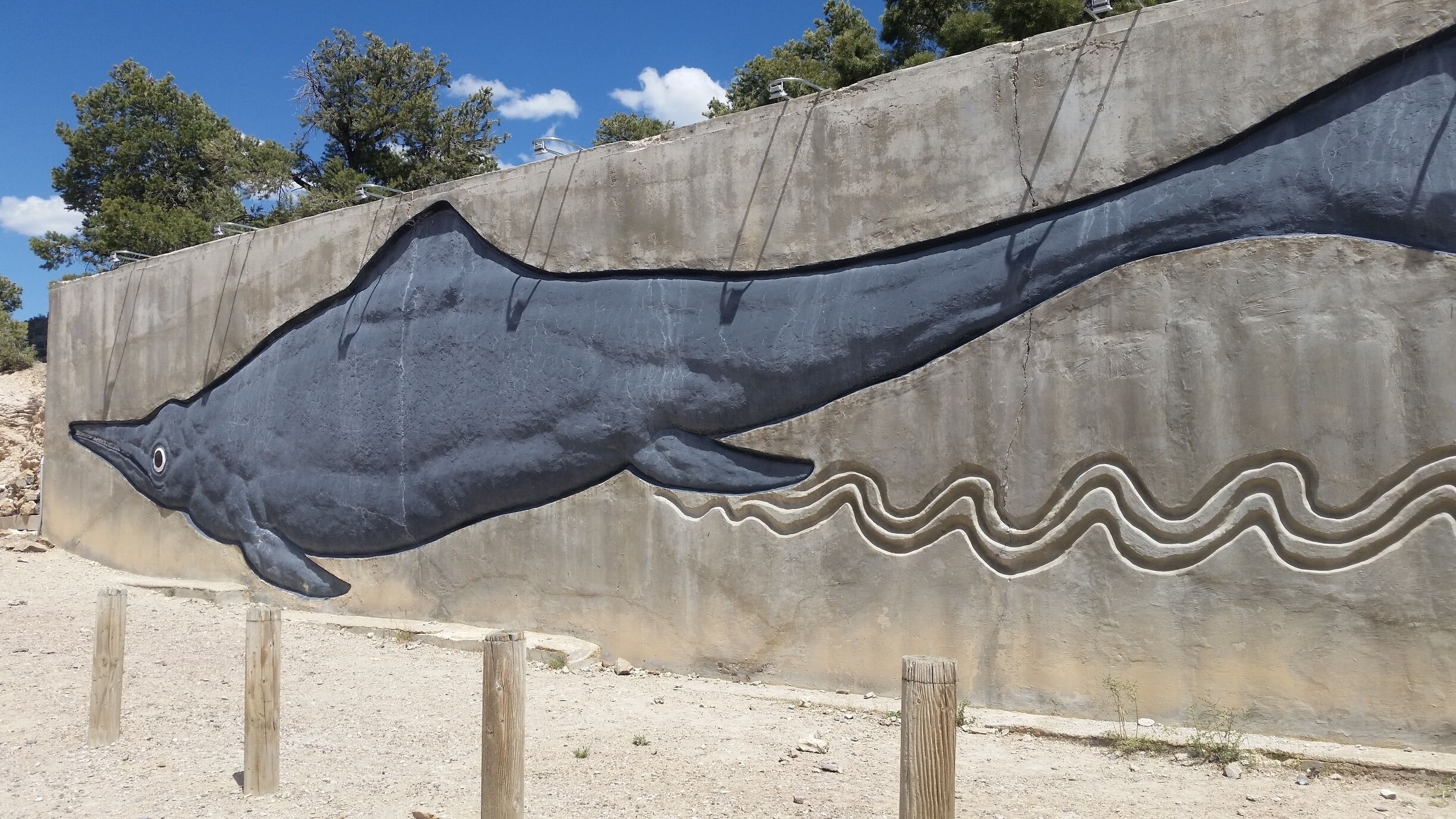 Really cool place to see itchyosaur fossils and explore a well-preserved minIng ghost town 