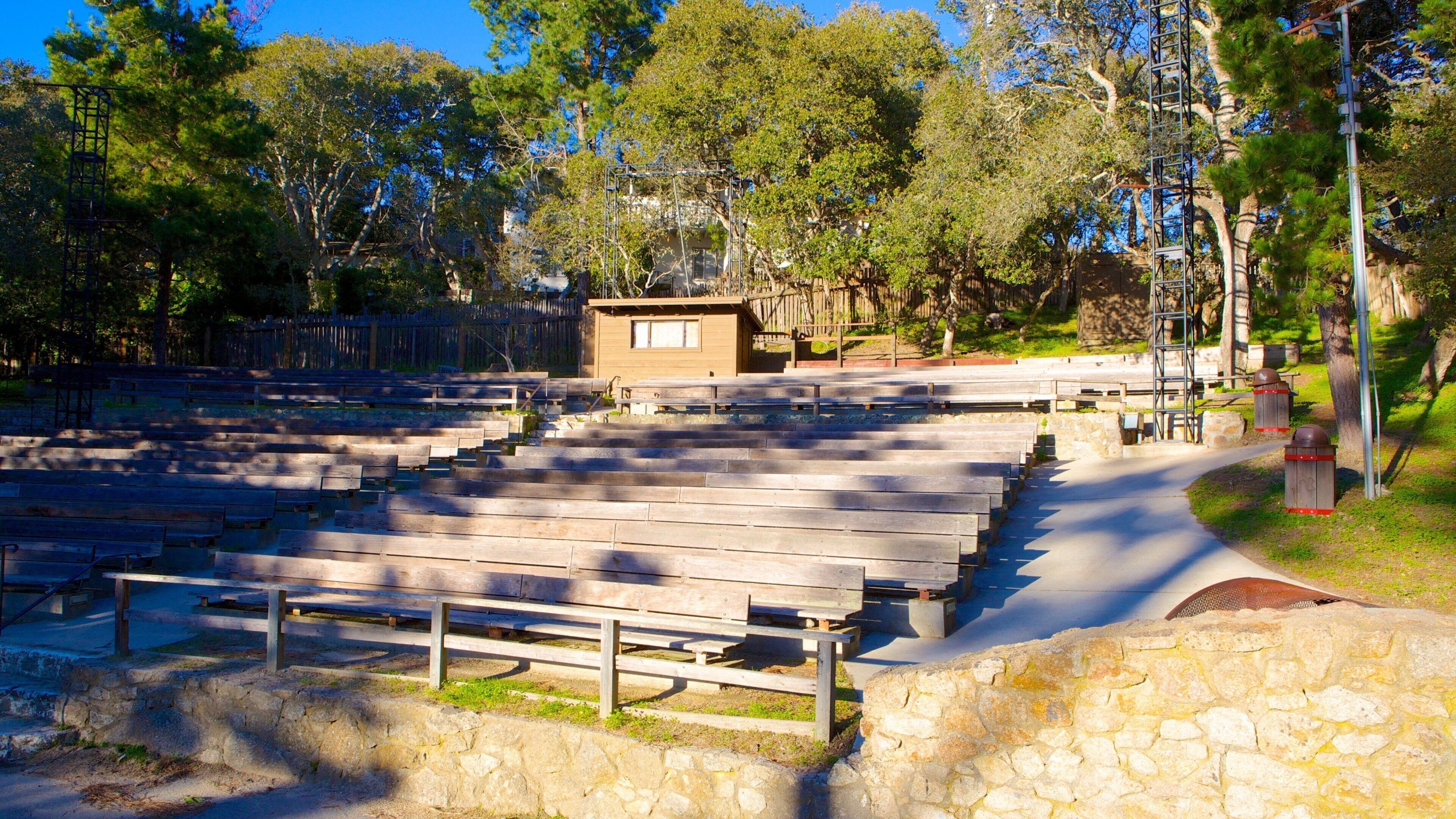Forest Theater Guild featuring a garden and theater scenes