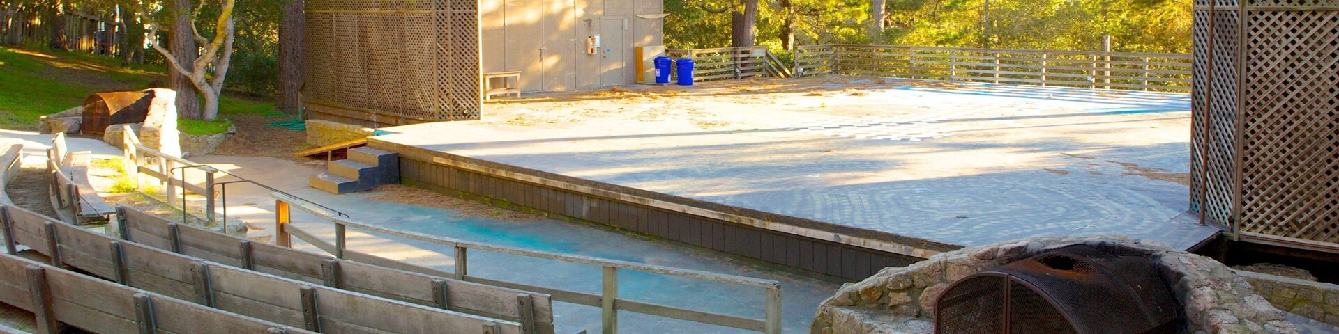 Forest Theater Guild featuring a garden and theater scenes