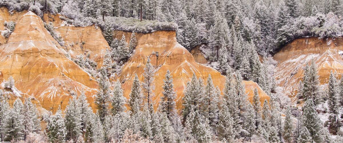 Malicof Diggins State Park in winter