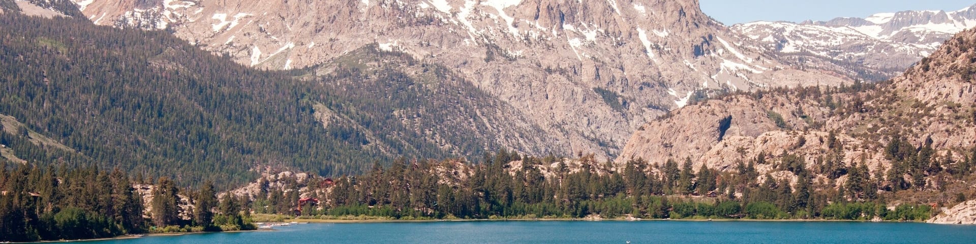 June Lake on a warm summer day - California