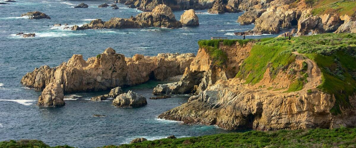 Garrapata Beach which includes rugged coastline