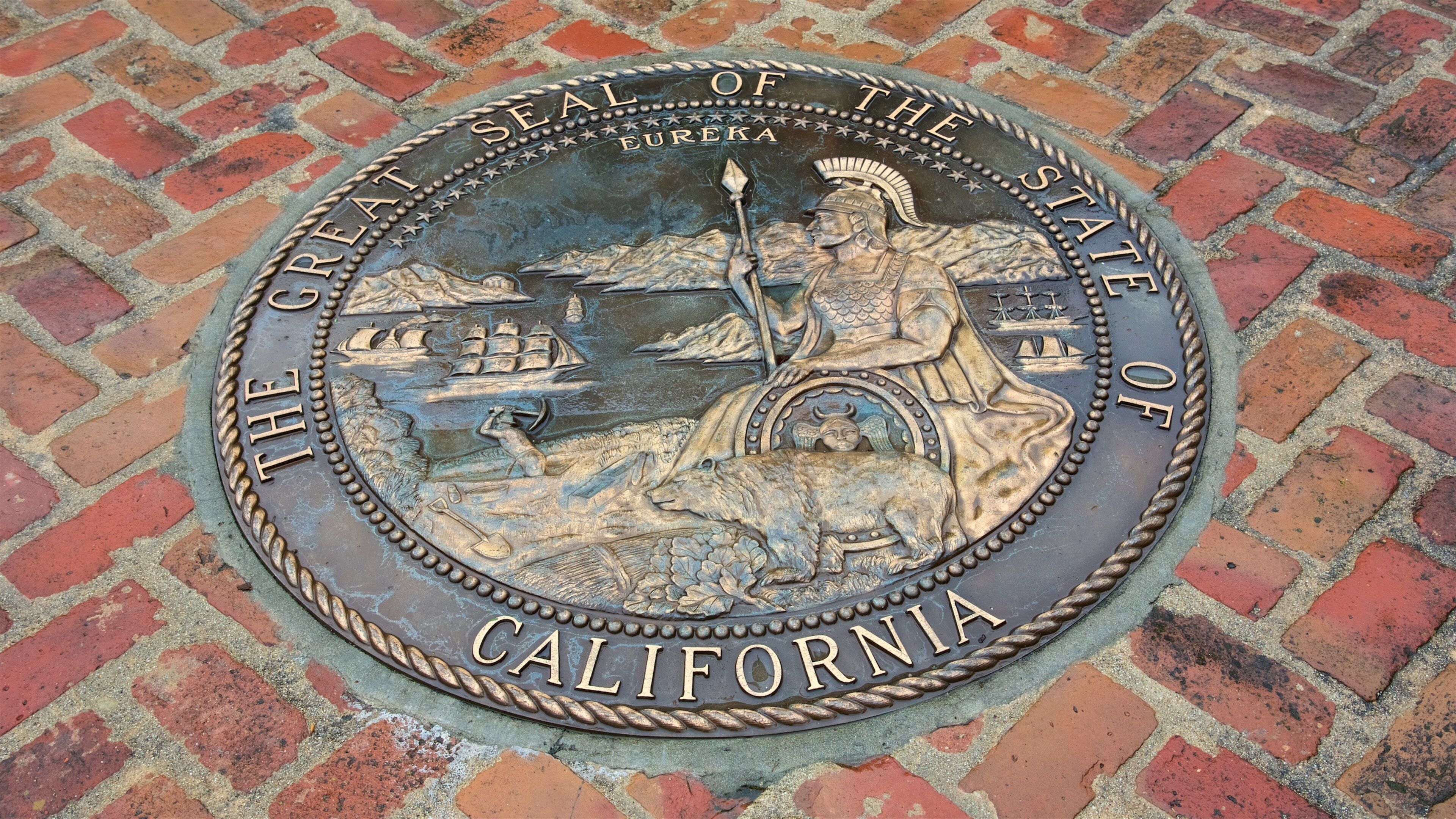 Colton Hall Museum featuring signage