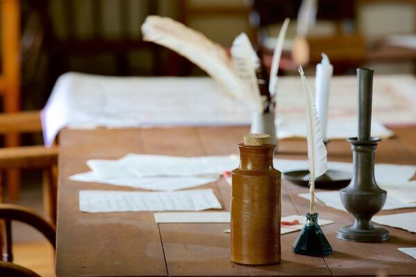 Colton Hall Museum which includes interior views