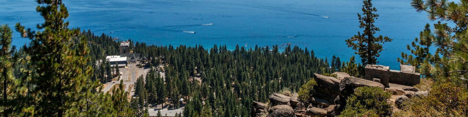 Historic Stateline Fire Lookout in Kings Beach, California at Lake Tahoe