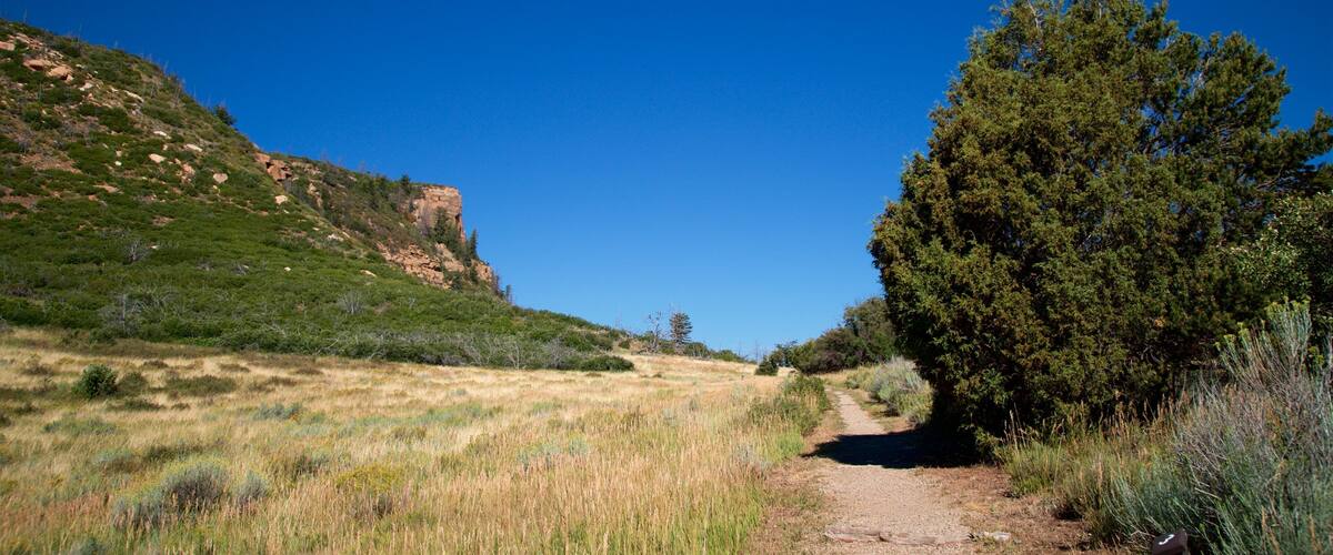 Knife Edge Trail welches beinhaltet Landschaften und ruhige Szenerie