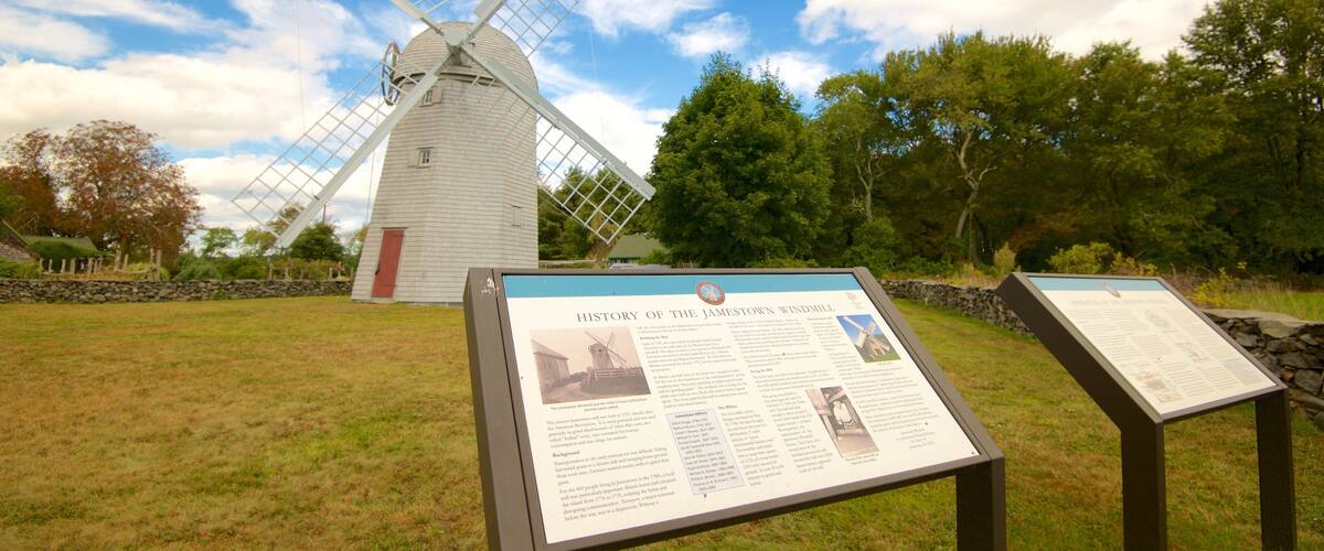 Jamestown Windmill inclusief een windmolen en historisch erfgoed