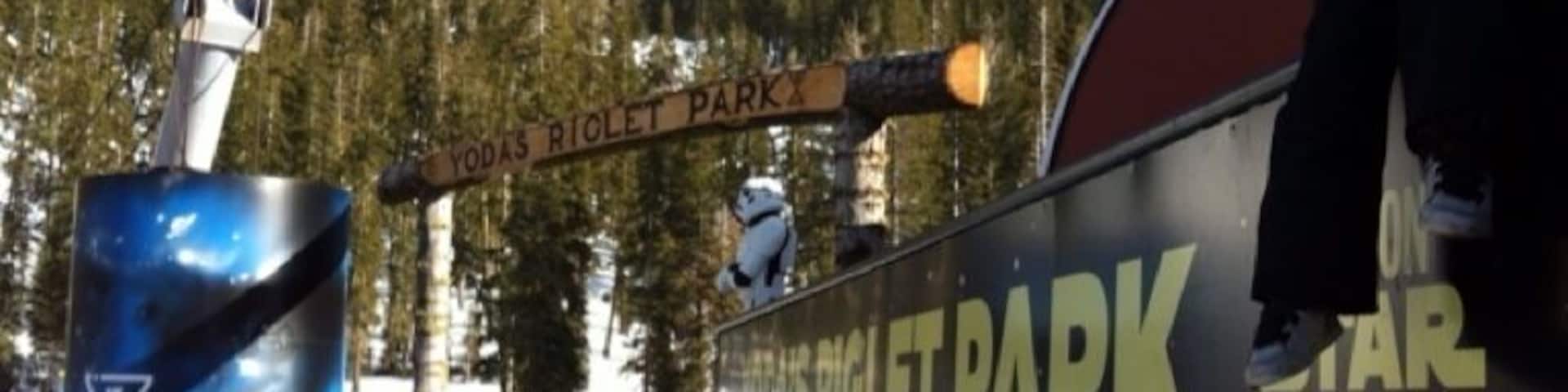 Star Wars Burton snowboarding camp for lil' ones and fun for big kids too! Good photo opp's