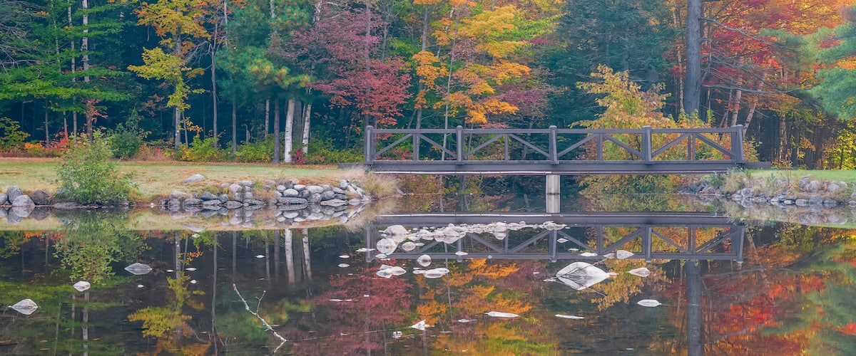 Warming pool in Moose Brook State Park.Gorham.New Hampshire