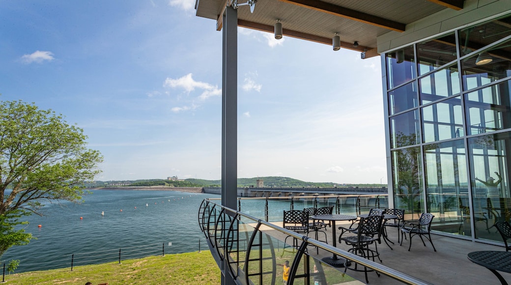 Dewey Short Visitor Center showing a lake or waterhole