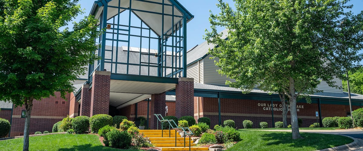 Our Lady of the Lake Catholic Church featuring a church or cathedral