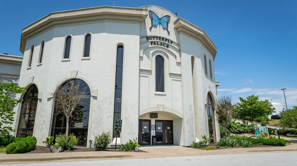 The Butterfly Palace showing signage