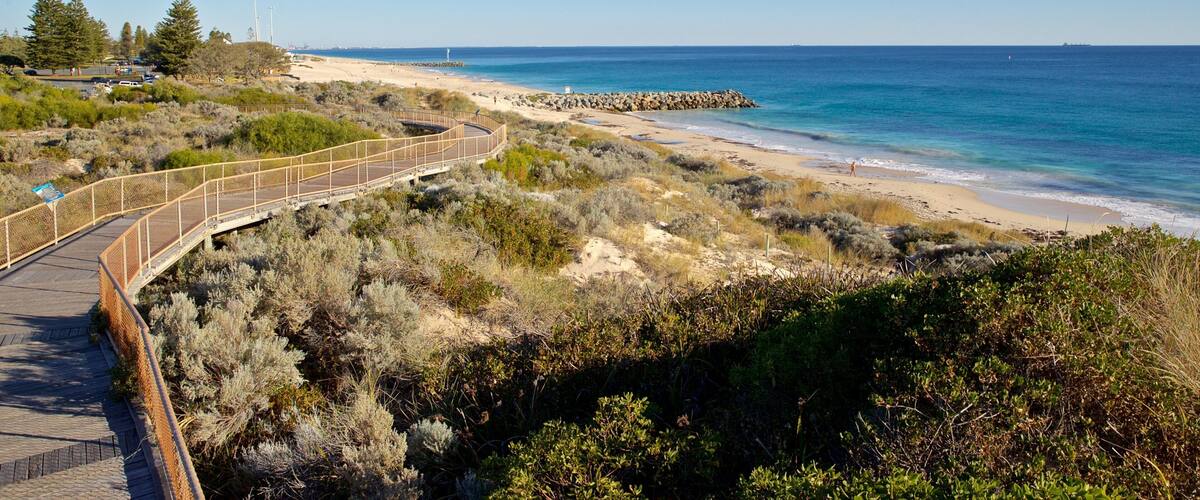 City Beach showing general coastal views and landscape views