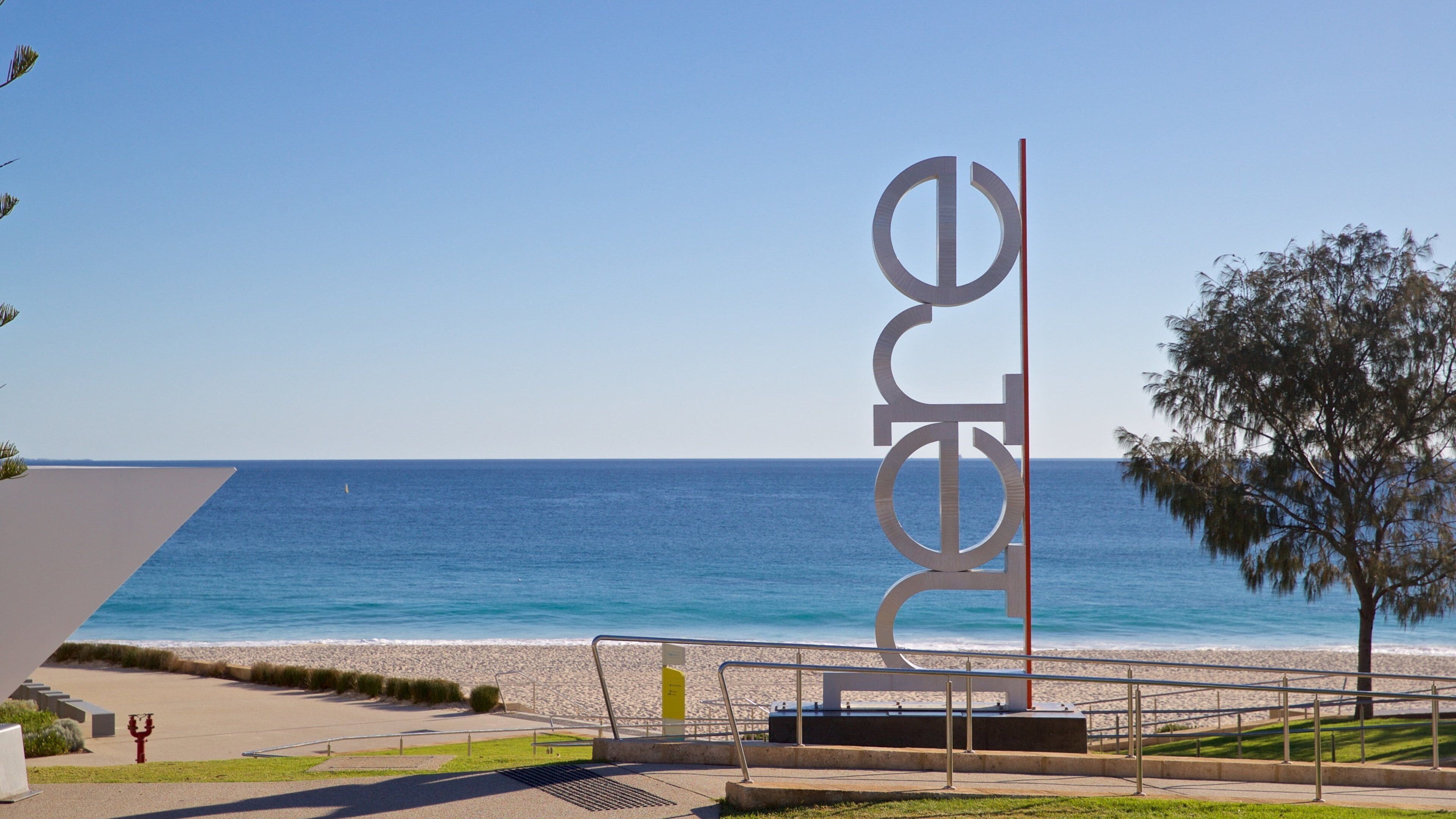City Beach featuring general coastal views and outdoor art