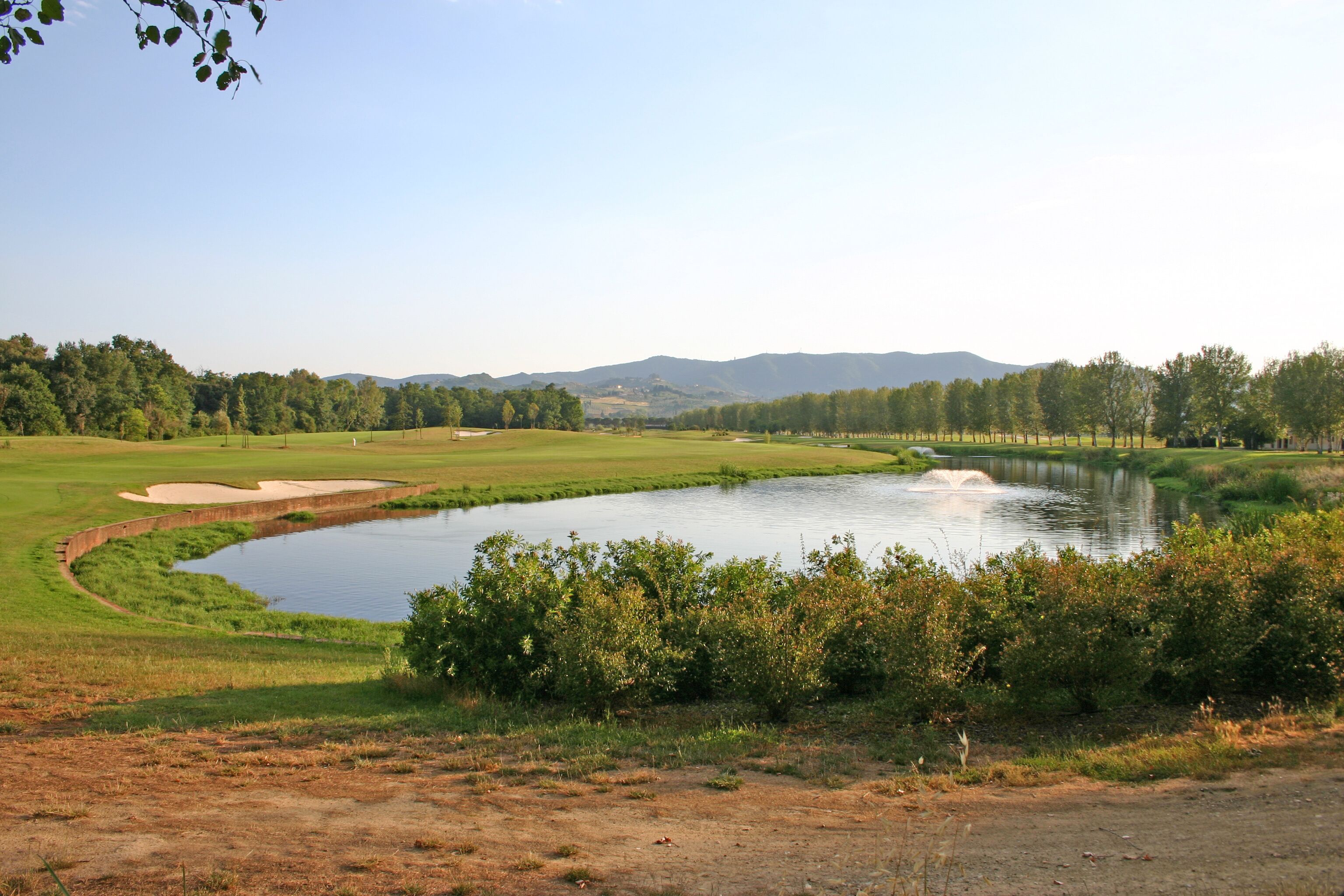 Laghetto del campo da golf