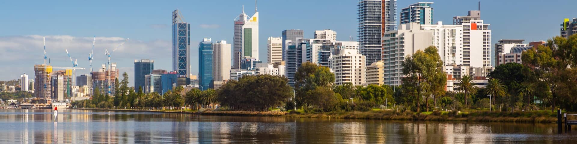 Heirisson Island featuring a city, a coastal town and a bay or harbor