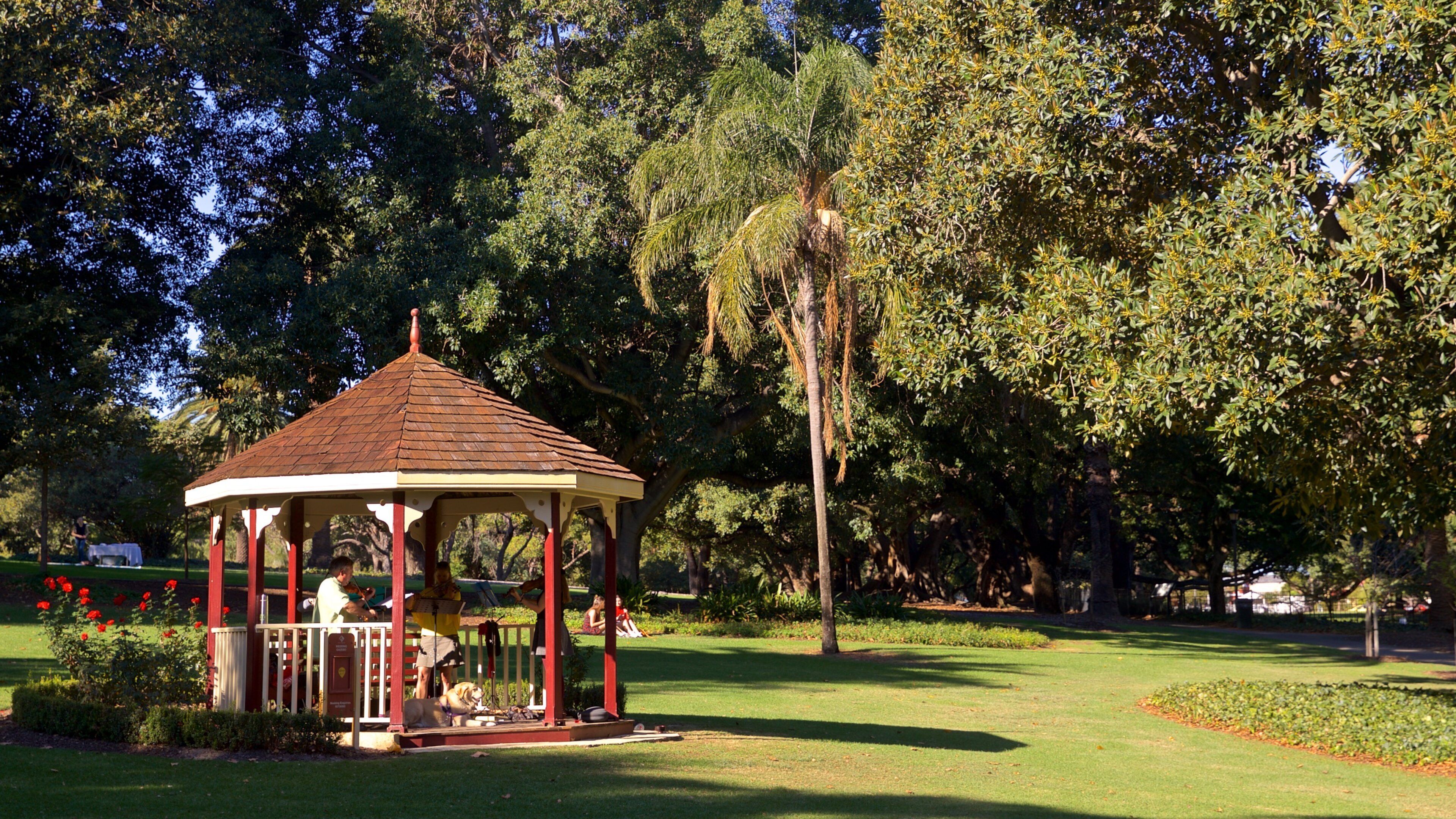 Hyde Park which includes a park