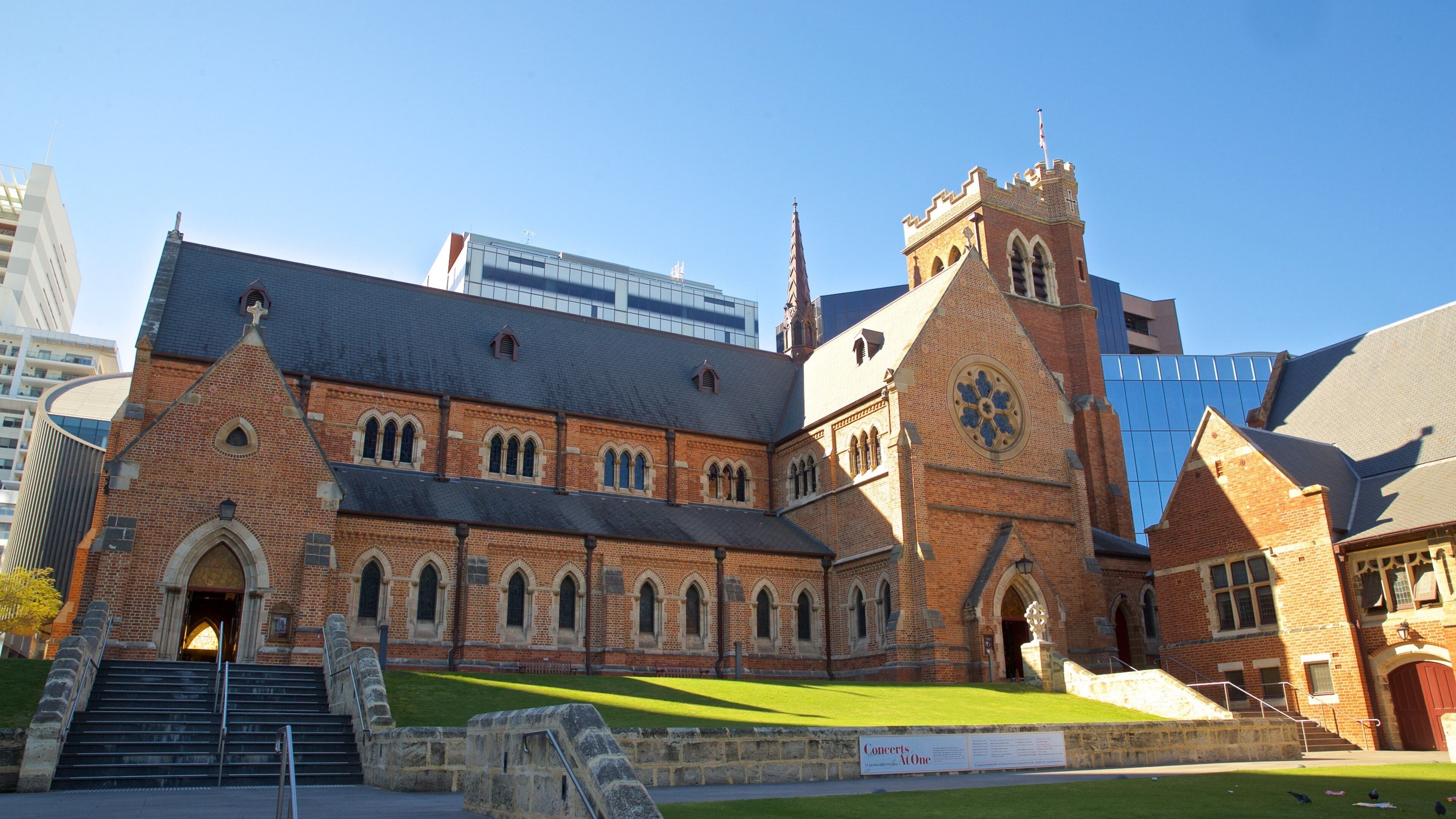 St. George\'s Cathedral showing a church or cathedral and heritage architecture
