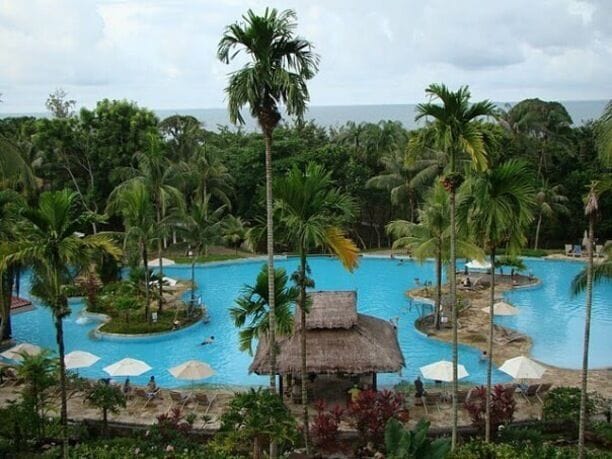 Bintan resort in Bintan island Indonesia. Great views and cheap spa within the resort. Must visit.