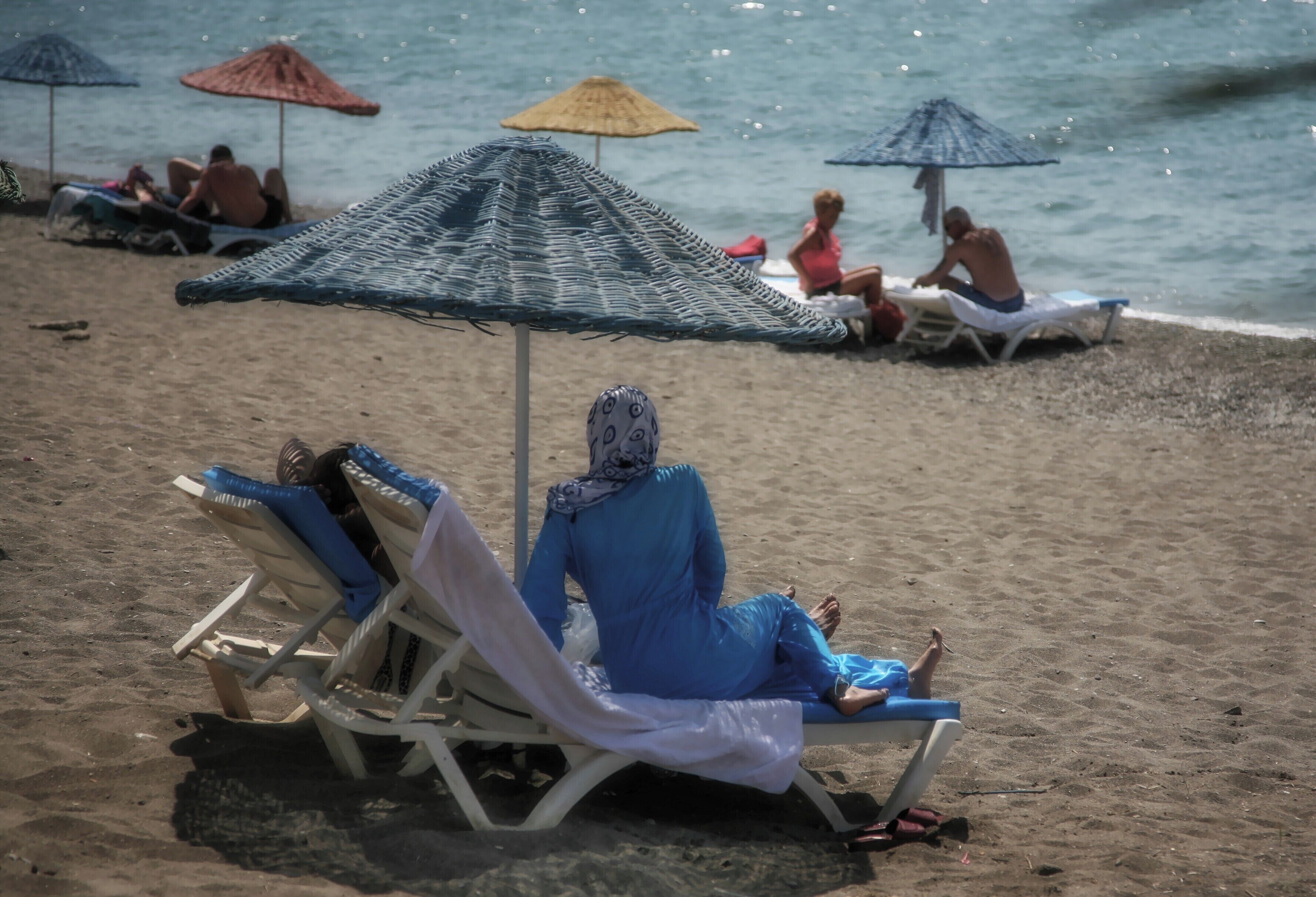 Calis beach near Fethiye. #BeachTips

All faiths enjoy the sunshine, a short hop
from a warzone.  #BeachTips

