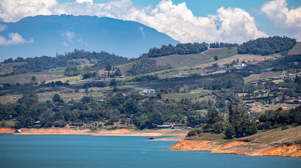 panorama photography of lake calima, colombia