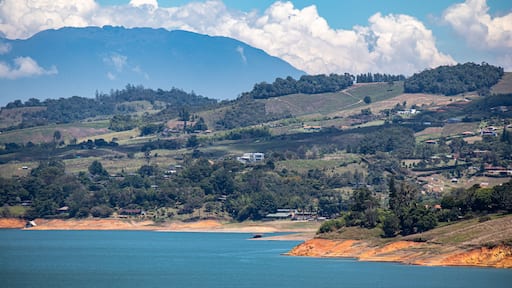 panorama photography of lake calima, colombia