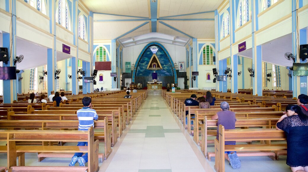 Our Lady of the Rule Church showing interior views, religious elements and a church or cathedral