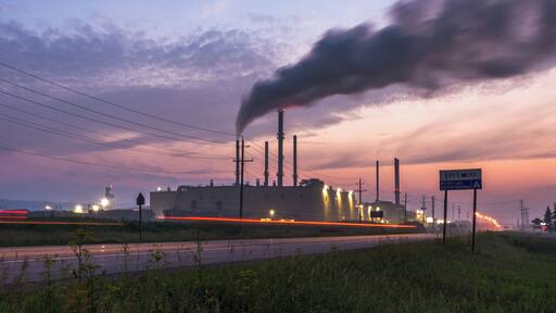 The Georgia Pacific wood mill