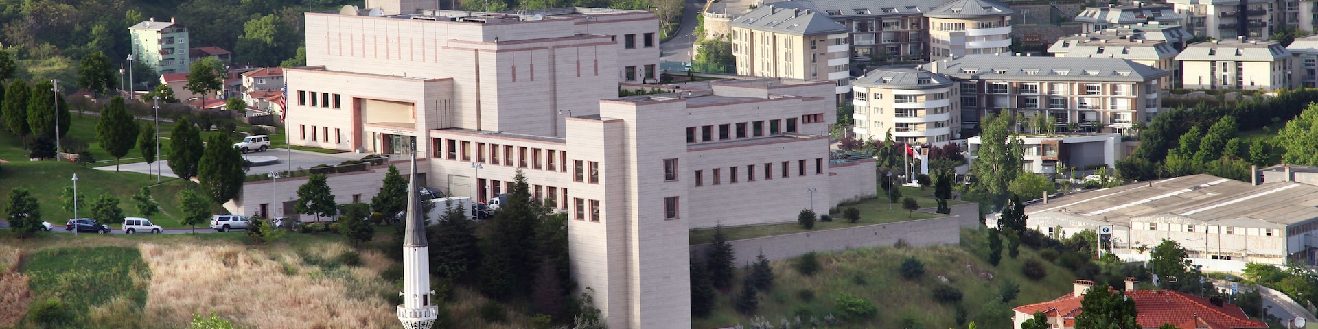 United States of America Embassy in Istanbul, Turkey. United States embassy in Istanbul is one of the most important embassies in the world.