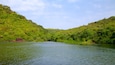 Arambol Sweet Water Lake showing a lake or waterhole and landscape views