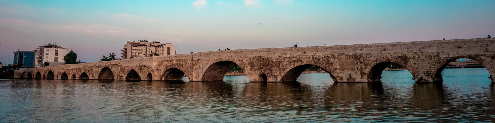 stone bridge in adana