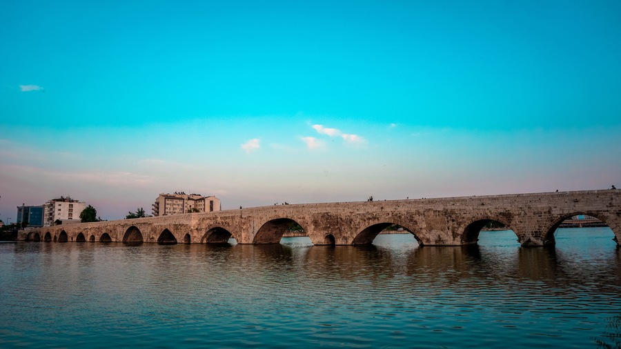 stone bridge in adana