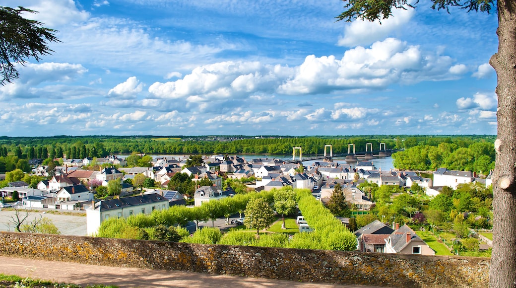 View on a French town La Pommeraye