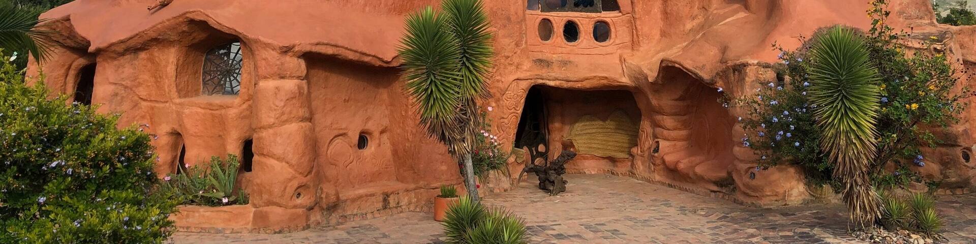 Interesting clay house, entrance fee 10,000 pesos