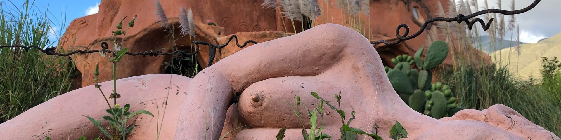 The whole house is made of clays! Started building in 1999 and only completed this year