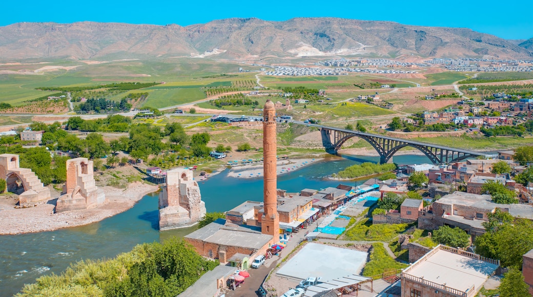 Panorama of the city of Hasankeyf in eastern Turkey - Tigris river